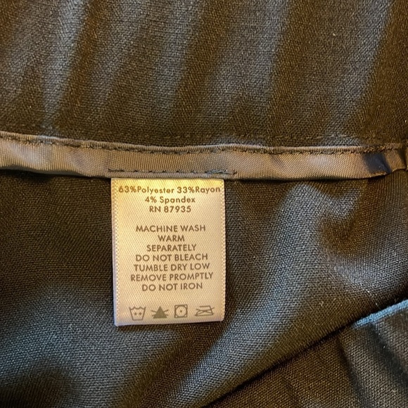 Susan Graver Wide Leg Black Pants Size M - Picture 4 of 4